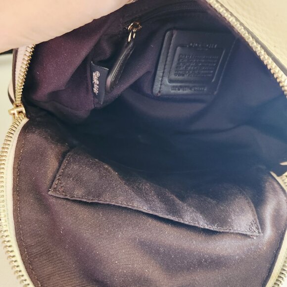 Euc Coach Mini Charlie White Leather Backpack main image 10